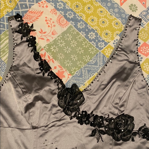 Vintage 90’s Asymmetrical Corset Style Sleeveless Top Size 8 - Picture 4 of 17